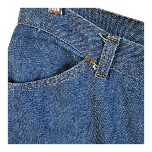Vintage 1970's Women's Sears Jeans That Fit Size 16 31x29 High Waist Mom Jeans - Picture 7 of 12